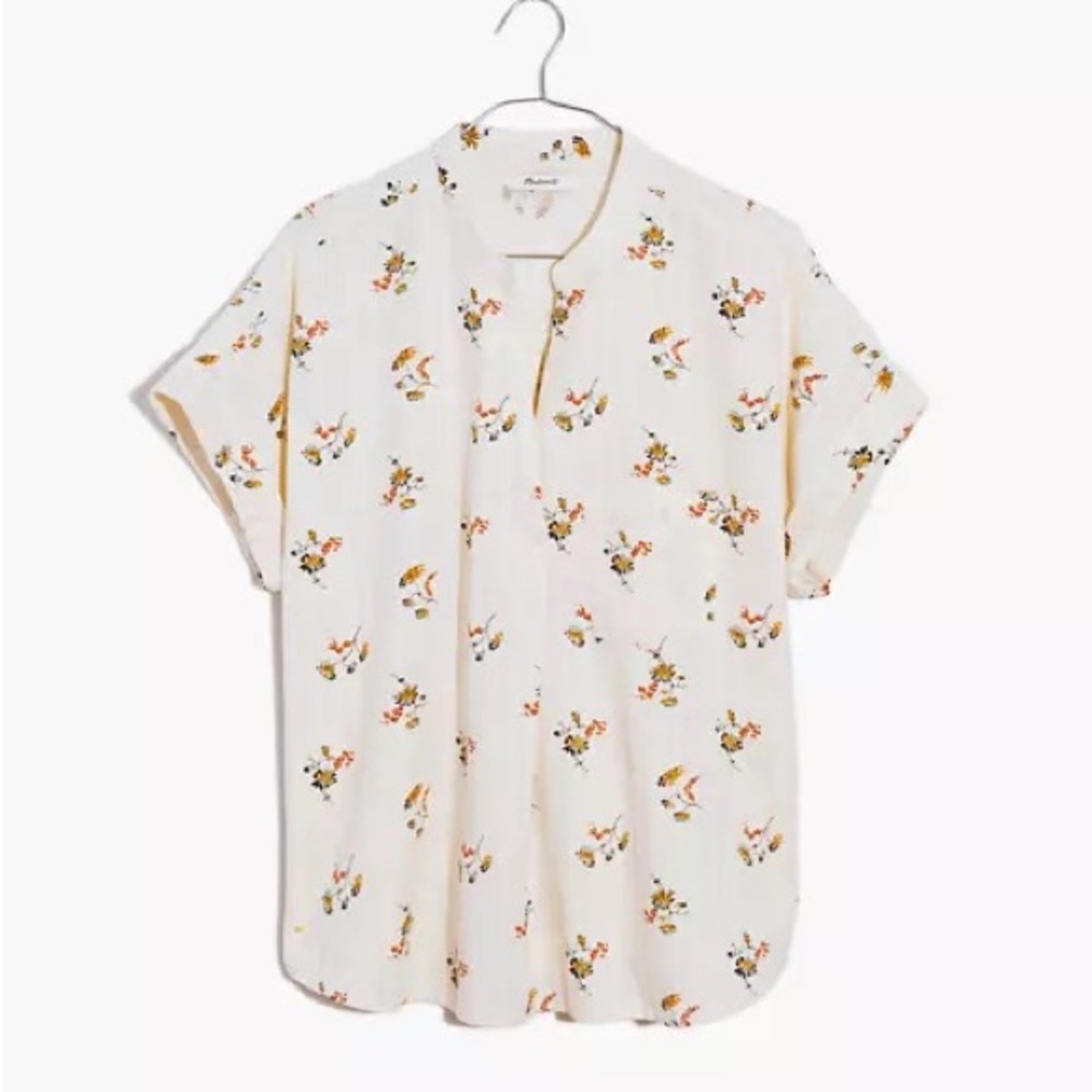 Madewell Bower Popover Shirt in Marseille Daises